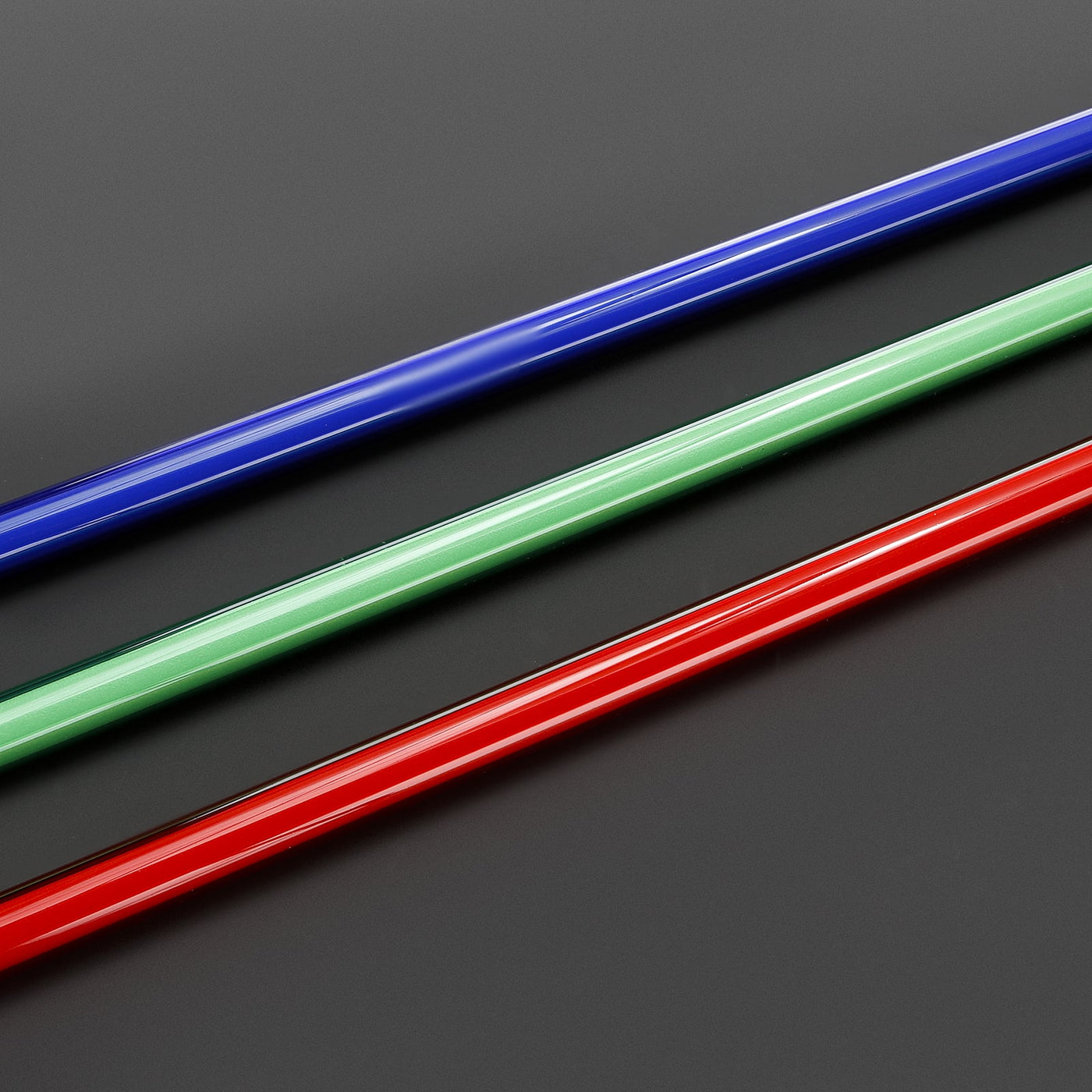 Neopixel-sværd i dagslys