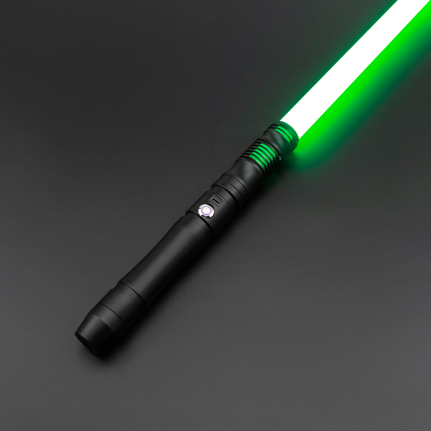 green light ligthsaber star wars experience acolyte black