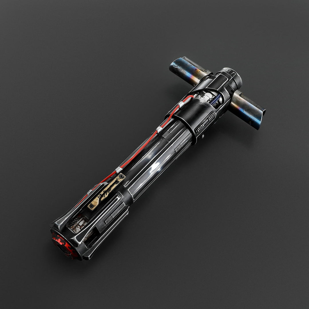 Crossguard Weathered Lightsaber | KenJo Sabers