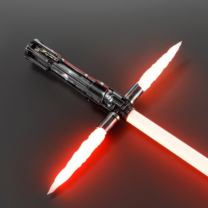 Crossguard Weathered Lightsaber | KenJo Sabers