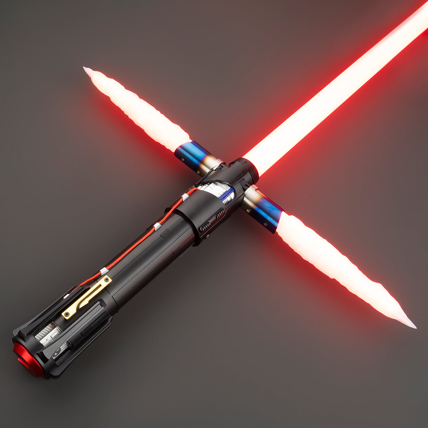 Crossguard - KenJo Sabers - Premium Neopixel - Star Wars Lightsaber replica Jedi Sith - Best sabershop Europe - Nederland light sabers kopen -